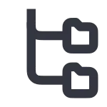 Folders Line SVG Icon